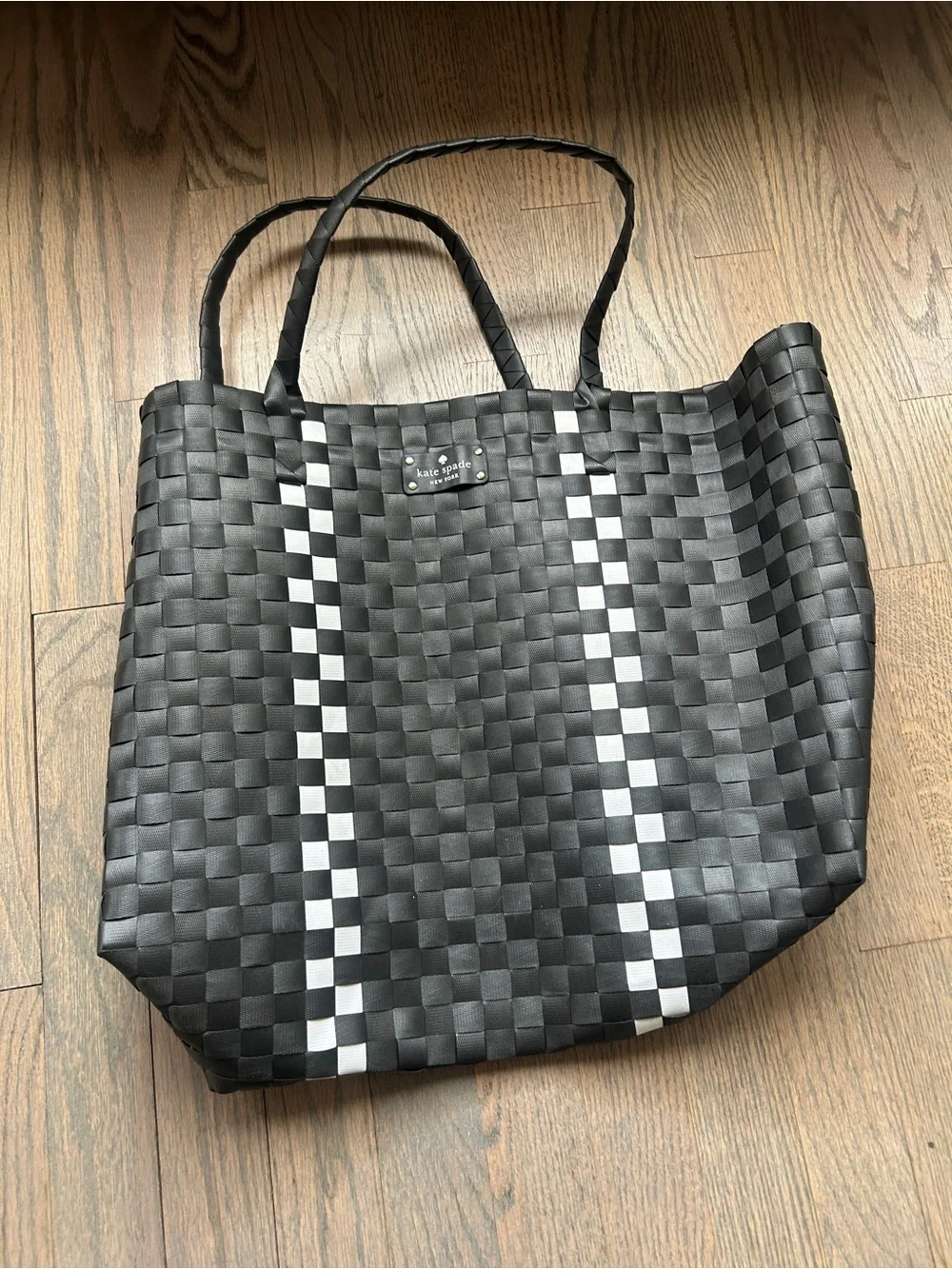 KATE SPADE BASKET WEAVE TOTE
